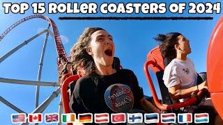 Top 15 Roller Coasters I Rode for the FIRST TIME (2024)