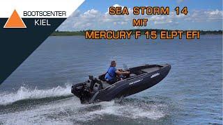 Sea Storm Advantage 14 mit Mercury F 15 ELPT EFI - Bootscenter Kiel -