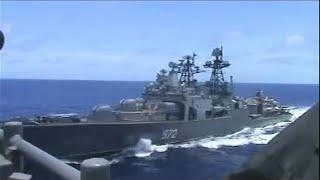 Incidente entre buques de guerra de EEUU y Rusia en mar de China | AFP