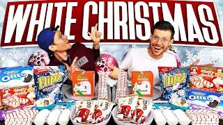 WHITE CHOCOLATE CHALLENGE! | 24,000 Calories | Limited Edition Reese’s, Oreo, Little Debbie & more!