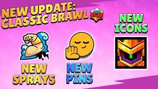 All NEW Icons, Pins, and Sprays! | Brawl Stars Update