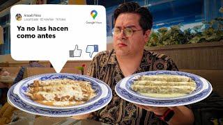 LAS MÁS FAMOSAS Enchiladas CUBIERTAS DE QUESO