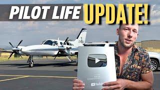 My Pilot Life Update! SO EXCITED! New aviation vlogs coming! #pilotlife #aviation