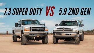 1999 Ford 7.3 Power Stroke Super Duty vs Dodge Ram 5.9 Cummins 2nd Gen | Which Is Better?