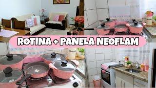 ROTINA DA NOITE - COMPRINHAS PRO LAR - PANELA ROSA DA NEOFLAM - DONA DE CASA - MARYA ALVES