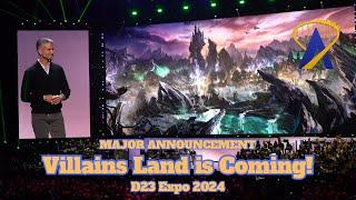 Villains Land at Magic Kingdom Full Announcement