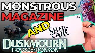 Duskmourn Showcase / MONSTROUS MAGAZINE x Secret Lair - Camp Totally Safe Drop 2024 Unboxing