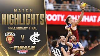 Brisbane Lions v Carlton Highlights | Preliminary Final, 2023 | AFL