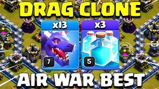 TH12 NEW ATTACK STRATEGY! Dragon + Clone Spell | Clash of Clans