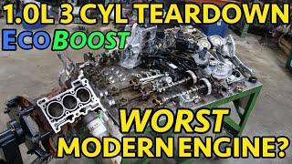 JUNK Ford Ecosport 1.0L 3-Cylinder Ecoboost Teardown. LAWSUIT ENGINE!