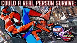 Could A Real Person Survive: SPIDER-MAN'S Hyper Combos? (Marvel vs Capcom Infinite & Beyond)