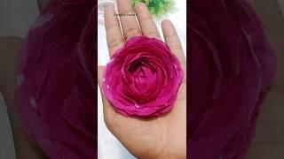 Diy fabric flower  #handmade #diy #flowers #creative Day 43/100 days #clips #shorts #yt #viral #fav