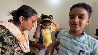 Monday Weekly Test Aarush And Aarushi | Pal Family Vlogs | Up Vlogs
