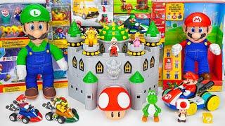 Super Mario Bros Unboxing Toys Review | Super Mario Bros Nintendo Deluxe Bowser's Playset | ASMR