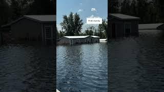 Water floods Madison County homes 1 week after Hurricane Debby #shorts