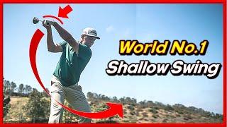 World No.1 "Jon Rahm" Perfect Shallow Swing & Slow Motion Tracer