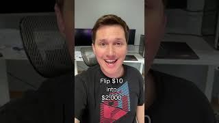 Flip $10 Into $2000+ With EXPIRED Domains in 2022 - Make Money Online With Expired Domains  #shorts