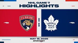 NHL Game 7 Highlights | Panthers vs. Maple Leafs - May 18, 2025