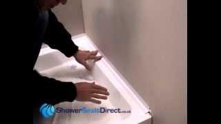How to seal your Shower Tray or Bath with a Sealux 15 Shower Seal