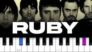 Kaiser Chiefs - Ruby piano tutorial)