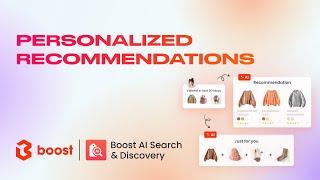 Personalized Recommendations | Feature Introduction & Tutorial | Boost AI Search & Discovery