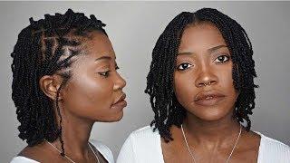 MINI BRAIDS ON MY TYPE 4 NATURAL HAIR | Keke J. #kekej #type4naturalhair