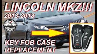 Lincoln MKZ MKX MKC Key Fob Case Replacement Battery Ford Fusion F150 Explorer Mustang How To Change