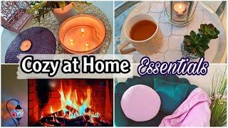 COZY AT HOME ESSENTIALS || Clothing, Candles, Tea + More || Cozy Home Ideas