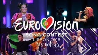 eurovision 2018 top 43 (with comments 1 year later)From Portugal