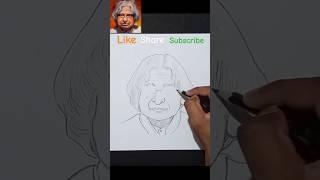 Abdul Kalam Drawing #shorts #youtubeshorts