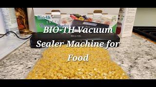 Bio-th Vacuum Sealer Machine for Food, Food Saver with Dry & Wet Modes Compact & Powerful