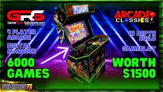 How To Build Arcade w/6K Games | Game Room Solutions 4 Player Gameplay & Review