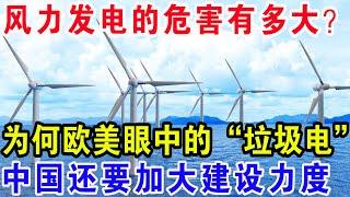 风力发电的危害有多大？为何欧美眼中的“垃圾电”，中国还要还加大建设力度