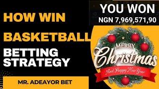 How to Win Basketball Betting: I don't struggle to Win daily 2 odds