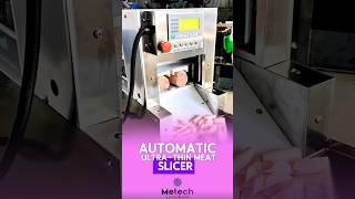 Slice Meat Ultra-Thin & Ultra-Fast Automatic Slicer! #meatslicer #foodmachinery #shorts #machinery