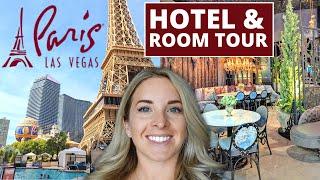 Paris Las Vegas Burgundy Room Tour (Cheapest King Room) Paris Hotel Review & Tour Las Vegas 2023