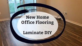 New Home Office Flooring! Laminate DIY