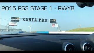 2015 Audi RS3 8v 1/4 Mile - Stage 1 420BHP!!!! Santa Pod