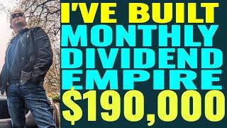 My Dividend Empire for 2025 - $190,000 a year Dividend Stocks and Covered Calls and Cash Puts