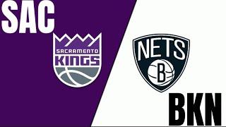 NBA Live | Brooklyn Nets at Sacramento Kings | JohnZeus Scoreboard