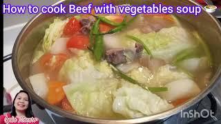 How to #cook #beef with #vegetables #soup #beefsoup #cooking #lydiamacaro