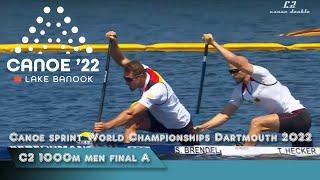 C2 1000m men final A Canoe sprint World Championships Dartmouth 2022