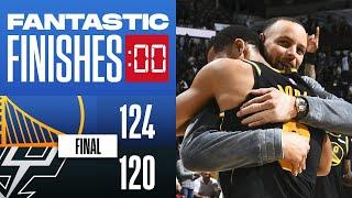 Final 1:42 WILD ENDING Warriors vs Spurs 