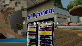 VLOG:dia produtivo,skin care,compras,estudos.️ (avakin life)