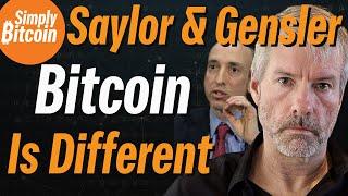 MICHAEL SAYLOR & GARY GENSLER: Why Bitcoin is Not a Security