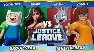 Justice League - Rexehh & Cosolix vs VoiDGlitch & Muah - Multiversus Tournament