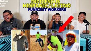 Construction Worker Funny Fails! - Natives React #45