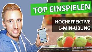 Hocheffektives Einspielen im Tennistraining - Das ist meine Lieblingsübung! ️  - 1-Minuten-Warm-up