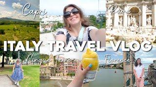 ITALY TRAVEL VLOG! | Rome, Capri, Cinque Terre, & Florence