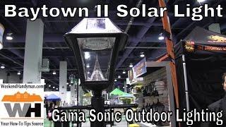 Baytown II Solar Lamp Lighting Installation Options | Weekend Handyman | #GamaSonic